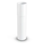 مواسير UPVC مقاس 1 إنش سمك 1.6 مم ضغط 13.8 بار لون أبيض