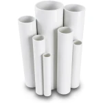 مواسير UPVC ضغط اسمي 13.8 بار قطر خارجي 1½ إنش سمك 2.29 مم أبيض