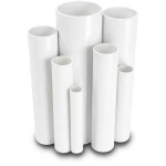 مواسير UPVC مقاس ¾ إنش ضغط اسمي 17.2 بار سمك 1.57 مم لون أبيض