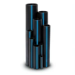 أنابيب HDPE سابكو PE 100 ضغط 10 بار قطر خارجي 400 مم سمك 23.7 مم لون أسود | سابكو