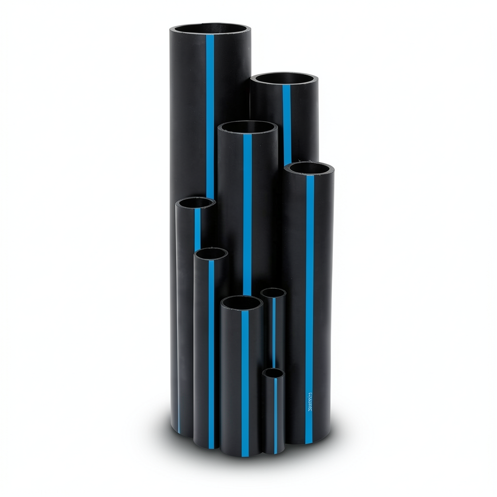 أنابيب HDPE سابكو PE 100 ضغط 10 بار قطر خارجي 400 مم سمك 23.7 مم لون أسود | سابكو