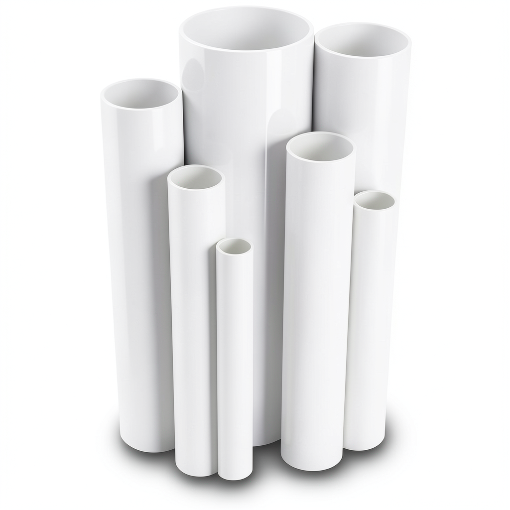 UPVC Pipes Nominal Pressure 17.2 Bar Size 1¼ inch Thickness 2.49 mm White