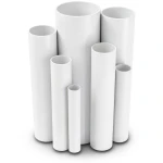 مواسير UPVC مقاس ½ 1 إنش سمك 2.84 مم ضغط 17.2 بار لون أبيض