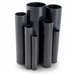 UPVC Pipes  Modern Technology Nominal Pressure 12 Bar Outside Diameter 33.4 mm Thickness 1.8 mm Black Colour