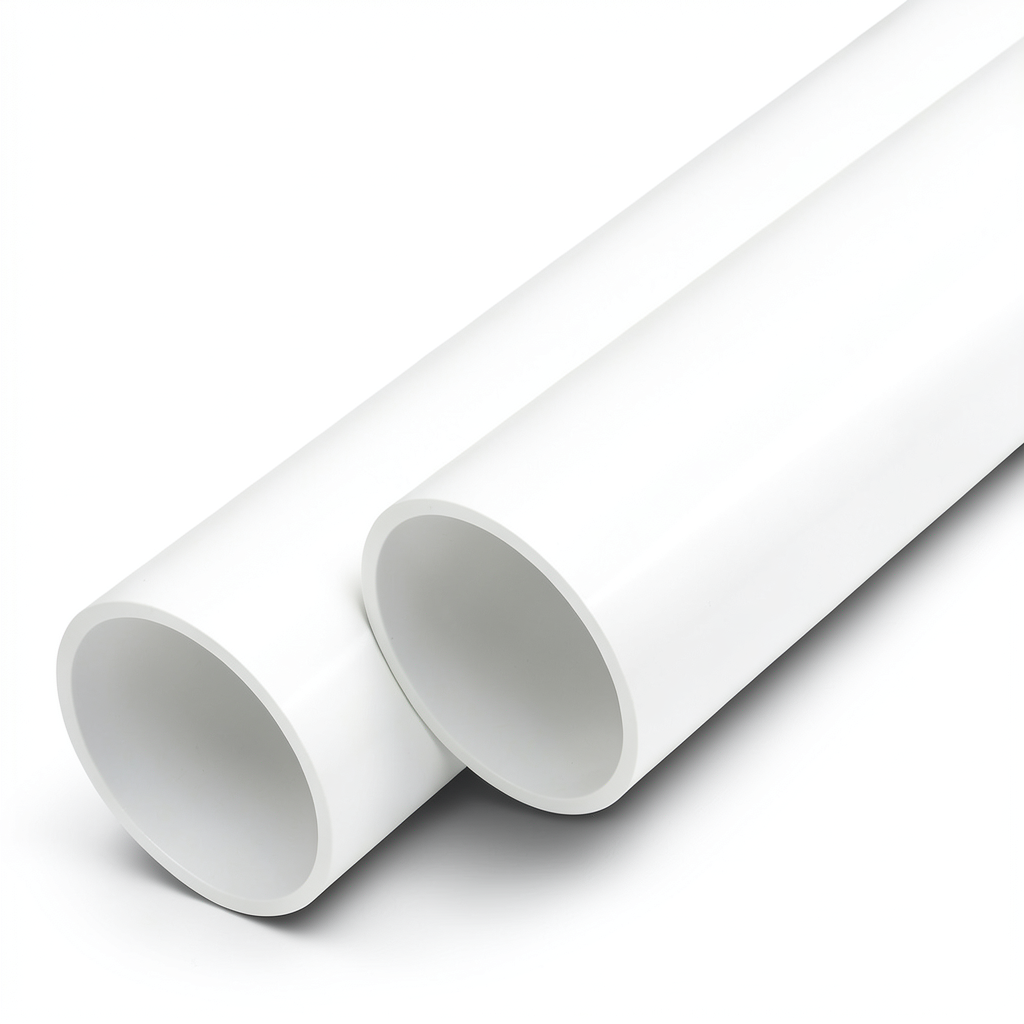 مواسير UPVC ضغط 20 بار قطر خارجي 40 مم سمك 3.7 مم أبيض