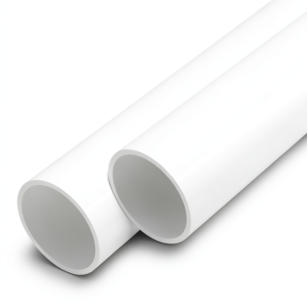 UPVC Pipe Sewage Drainage System 20 Bar Pressure 63 mm OD 5.8 mm Thickness White