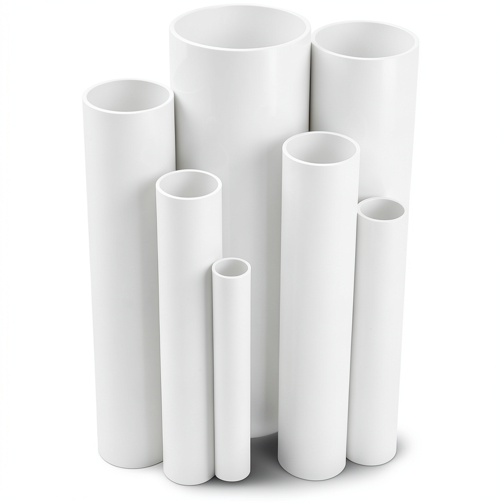 UPVC Pipes Pressure 8.6 Bar Size 2 inch Thickness 1.85 mm White