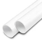 مواسير UPVC ضغط 20 بار قطر خارجي 90 مم سمك 8.2 مم لون أبيض