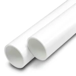 مواسير UPVC ضغط اسمي 25 بار قطر خارجي 110 مم سمك 10 مم لون أبيض