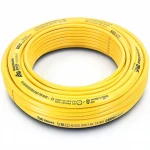 مواسير HDPE  نيبروبلاست PE 80 ضغط 8 بار قطر خارجي 50 مم سمك 3 مم لون أصفر 