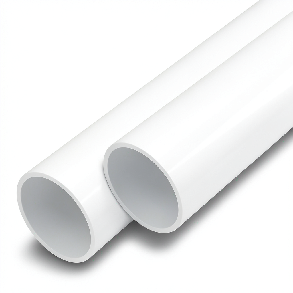 مواسير UPVC ضغط اسمي 25 بار قطر خارجي 125 مم سمك 11.4 مم لون أبيض
