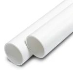 مواسير UPVC ضغط 25 بار قطر خارجي 140 مم سمك 12.7 مم لون أبيض