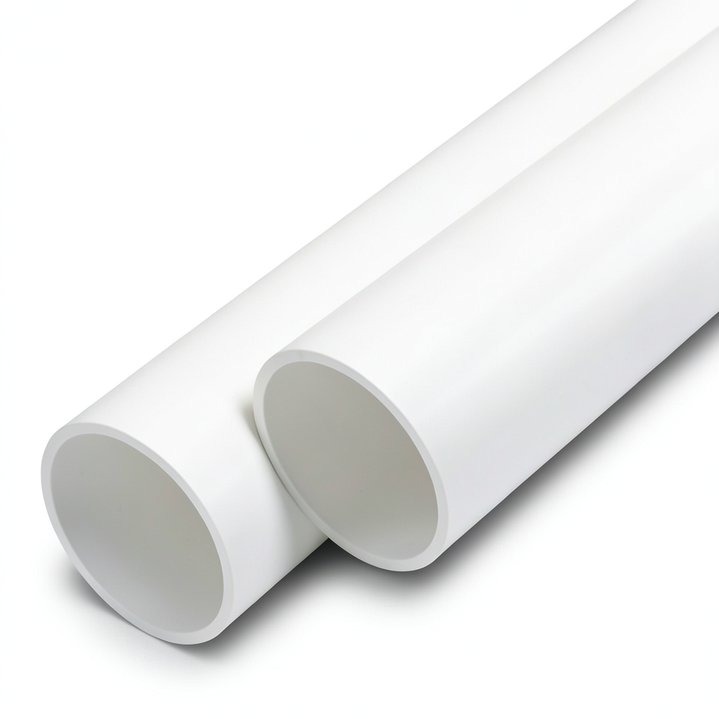 مواسير UPVC ضغط 25 بار قطر خارجي 140 مم سمك 12.7 مم لون أبيض
