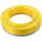 أنابيب HDPE  نيبروبلاست PE 80 ضغط 8 بار قطر خارجي 75 مم سمك 4.5 مم لون أصفر 