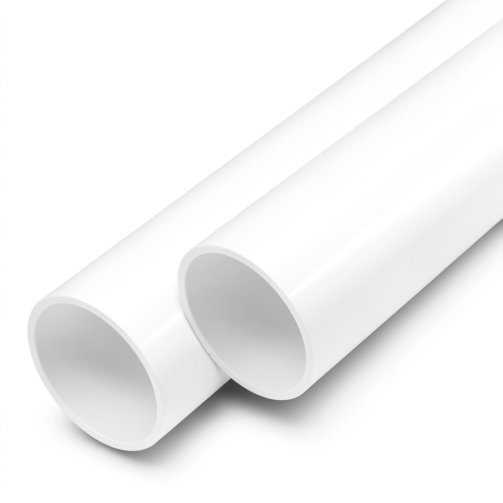 مواسير UPVC ضغط اسمي 25 بار قطر خارجي 160 مم سمك 14.6 مم لون أبيض