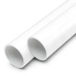 مواسير UPVC ضغط اسمي 25 بار قطر خارجي 180 مم سمك 16.4 مم لون أبيض