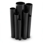 مواسير UPVC ضغط اسمي 11 بار مقاس ¼1 إنش سمك 1.63 مم لون أسود
