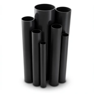 مواسير UPVC ضغط اسمي 11 بار مقاس ¼1 إنش سمك 1.63 مم لون أسود