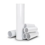 مواسير UPVC ضغط اسمي 11 بار مقاس ½ 1 إنش سمك 1.85 مم أبيض
