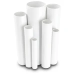 مواسير UPVC ضغط 13.8 بار مقاس ¾ إنش سمك 1.52 مم لون أبيض