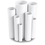 مواسير UPVC مقاس 1 إنش سمك 1.6 مم ضغط 13.8 بار لون أبيض
