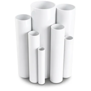 مواسير UPVC مقاس 1 إنش سمك 1.6 مم ضغط 13.8 بار لون أبيض