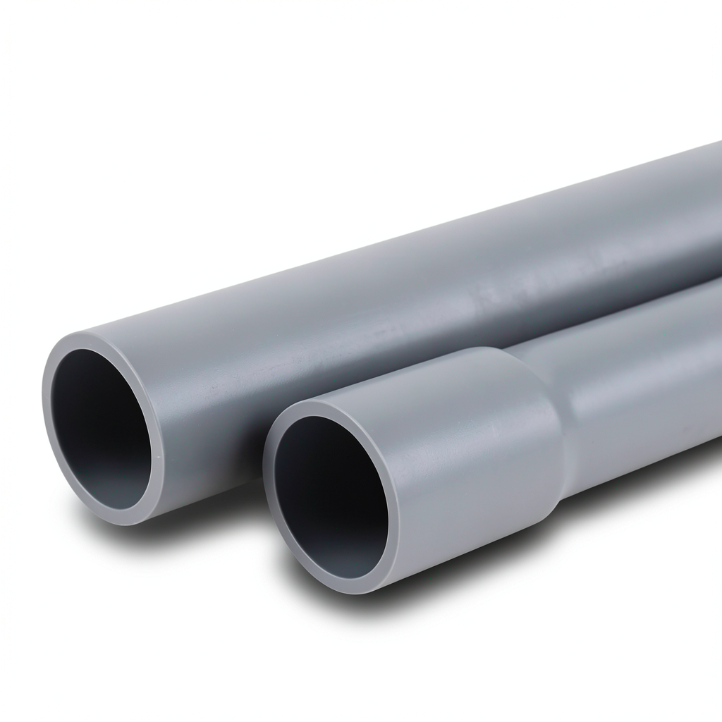 UPVC Pipes Nominal Pressure 10 Bar Outer Diameter 450 mm Thickness 21.50 mm Gray