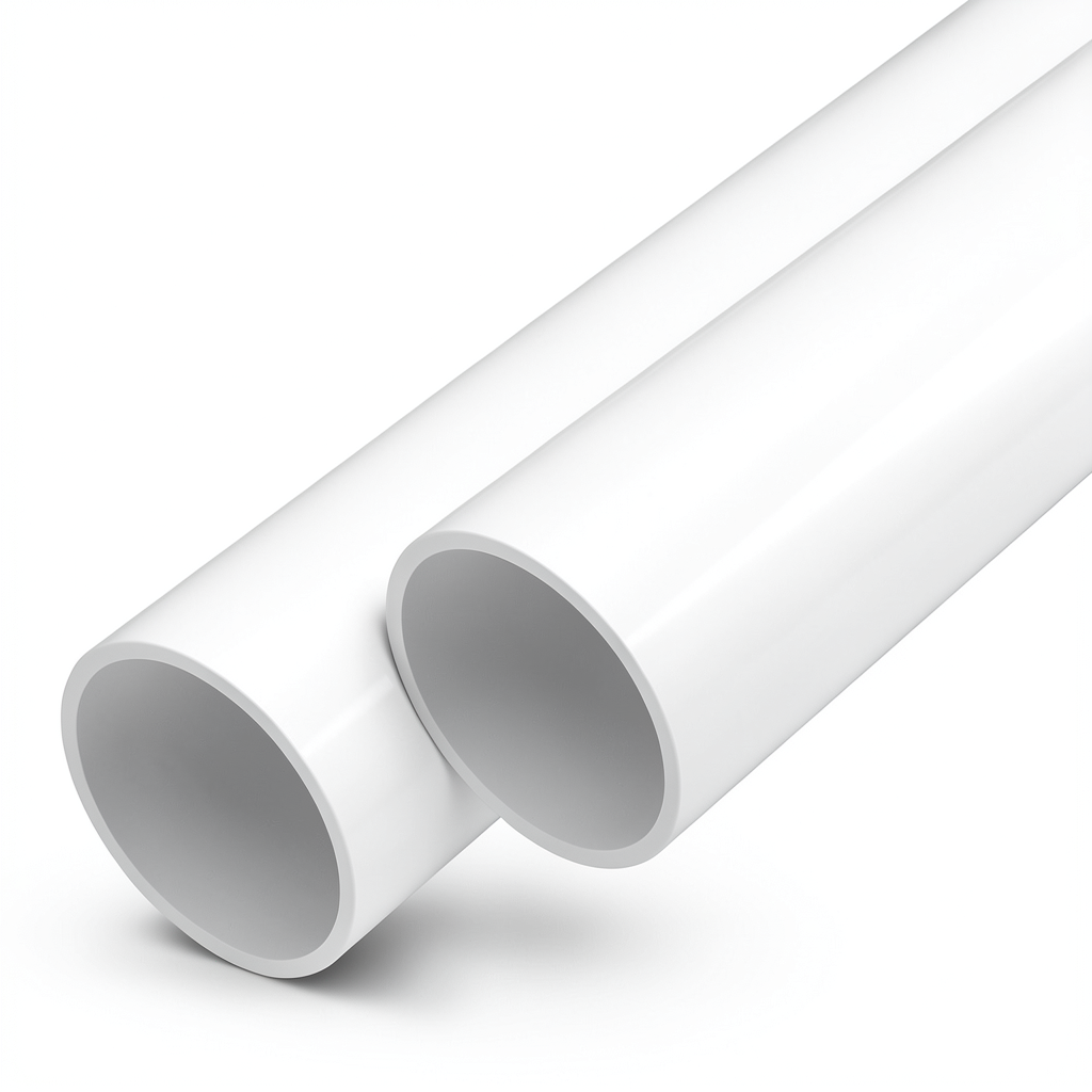 مواسير UPVC ضغط اسمي 20 بار قطر خارجي 32 مم سمك 2.9 مم لون أبيض