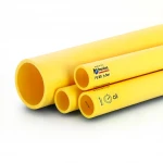 مواسير HDPE  نيبروبلاست PE 80 ضغط 8 بار قطر خارجي 160 مم سمك 9.5 مم لون أصفر 