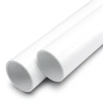 مواسير UPVC ضغط 20 بار قطر خارجي 40 مم سمك 3.7 مم أبيض
