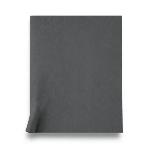 Italian Wallpaper Patterned Design Dark Gray, Size 10mx0.70m, Model RC18062