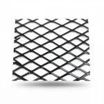 Hot Rolled (Black) Steel Expanded Metal Mesh   Thickness 1.7 mm Width 1.22 meter Length 3 meter | Bait Al Tatawor Company