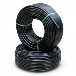 أنابيب HDPE نيبروبلاست PE 80 ضغط 8 بار قطر خارجي 75 مم سمك 4.5 مم لون اسود