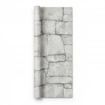 Stone wall decoration, pale beige color, length 10 m, width 0.53 m, model 1029702  