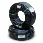أنابيب HDPE نيبروبلاست PE 80 ضغط 8 بار قطر خارجي 90 مم سمك 5.4 مم لون اسود