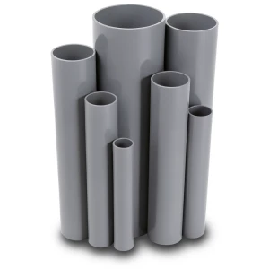 UPVC Pipes 1 ¼ inch Thickness 1.52 mm Pressure 8.6 Bar Gray