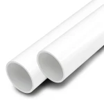 مواسير UPVC ضغط اسمي 25 بار قطر خارجي 125 مم سمك 11.4 مم لون أبيض