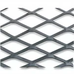 Hot Rolled (Black) Steel Expanded Metal Mesh   Thickness 2 mm Width 1.22 meter Length 7 meter | Bait Al Tatawor Company