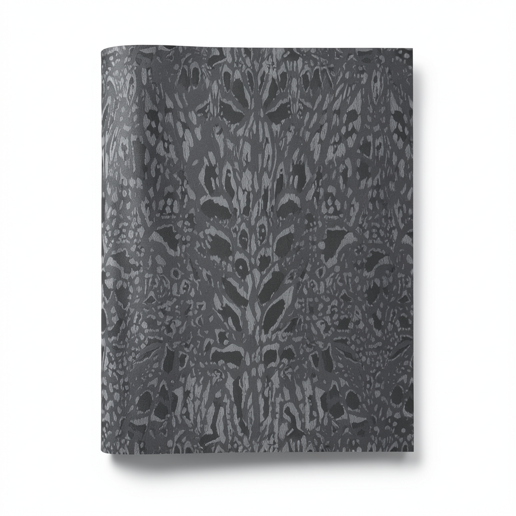 Italian Wallpaper Patterned Design Dark Gray, Size 10m x 0.70m, Model RC18063