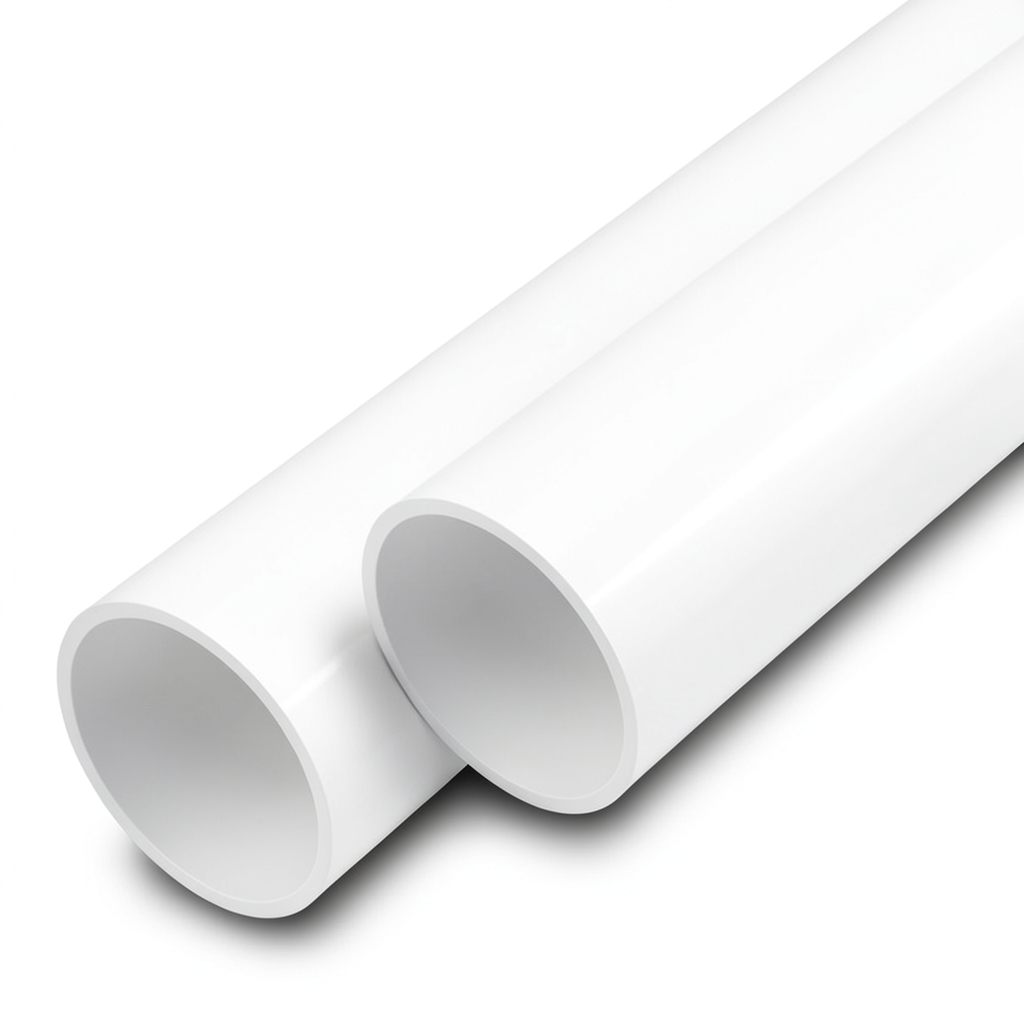مواسير UPVC ضغط 25 بار قطر خارجي 140 مم سمك 12.7 مم لون أبيض