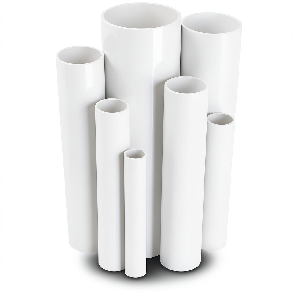 UPVC Pipes Pressure 8.6 Bar Size 2 inch Thickness 1.85 mm White