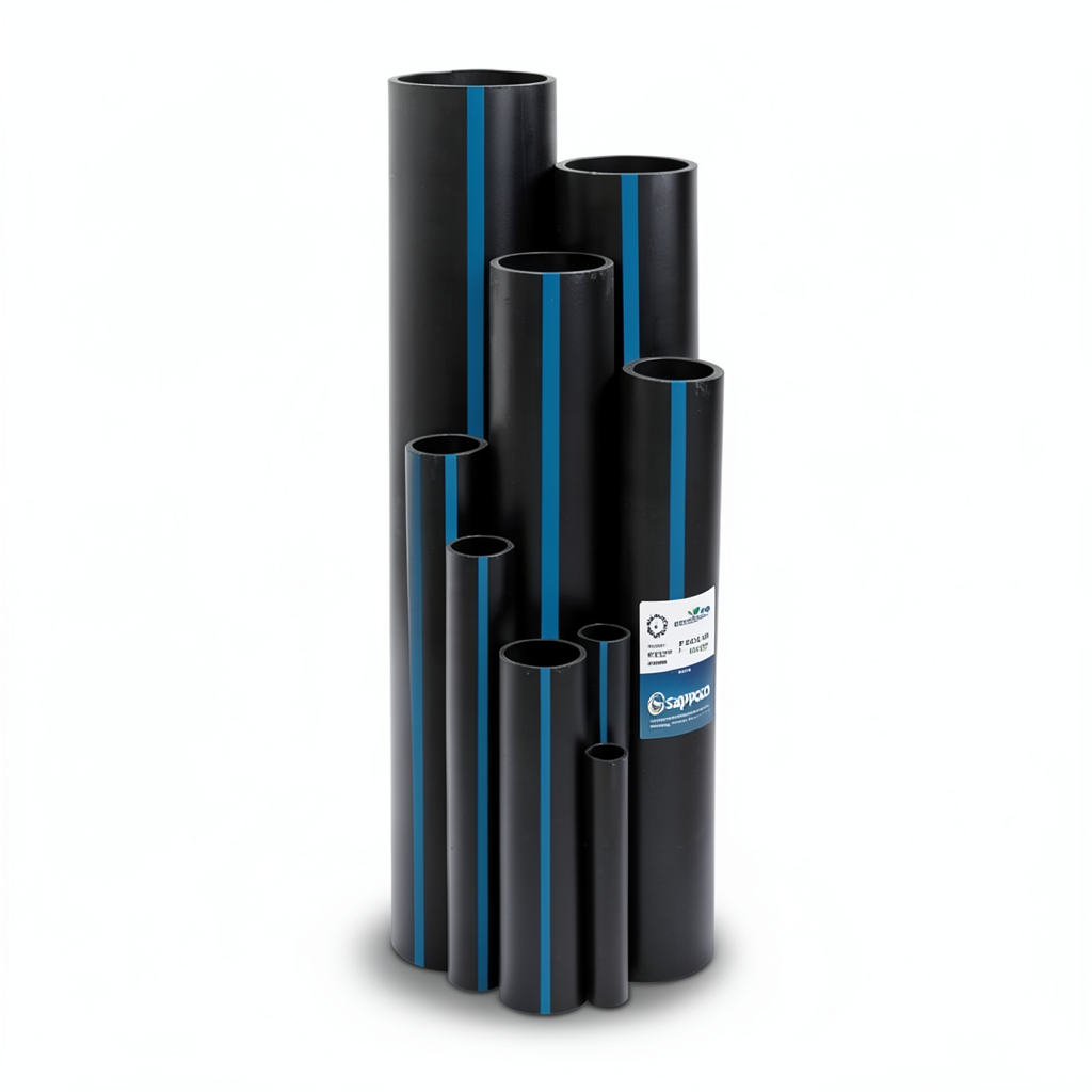 مواسير HDPE سابكو PE 100 ضغط 12.5 بار قطر خارجي 63 مم سمك 4.7 مم لون اسود | سابكو