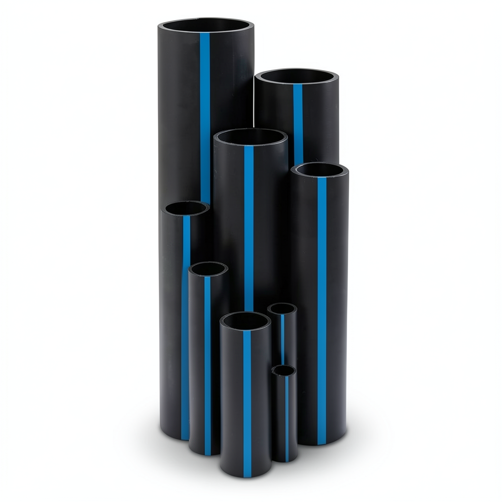 Sappco HDPE Pipes PE 100 Pressure 12.5 Bar Outside Diameter 75 mm Thickness 5.6 mm Black Color | SAPPCO