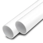 مواسير UPVC ضغط اسمي 25 بار قطر خارجي 180 مم سمك 16.4 مم لون أبيض