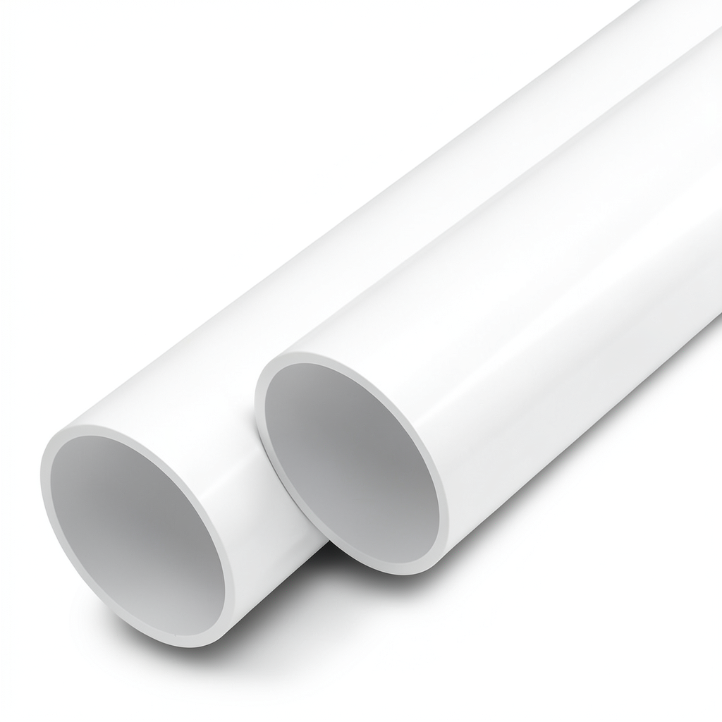 مواسير UPVC ضغط اسمي 20 بار قطر خارجي 32 مم سمك 2.9 مم لون أبيض