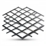 Hot Rolled (Black) Steel Expanded Metal Mesh   Thickness 2.8 mm Width 1.22 meter Length 1 meter | Bait Al Tatawor Company