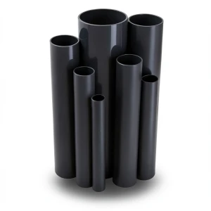 مواسير UPVC مقاس 1 إنش سمك 1.52 مم ضغط 11 بار لون أسود