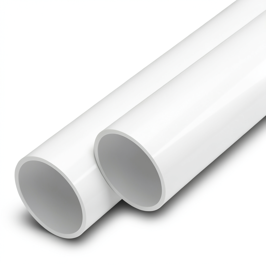 UPVC Pipe Sewage Drainage System 20 Bar Pressure 63 mm OD 5.8 mm Thickness White