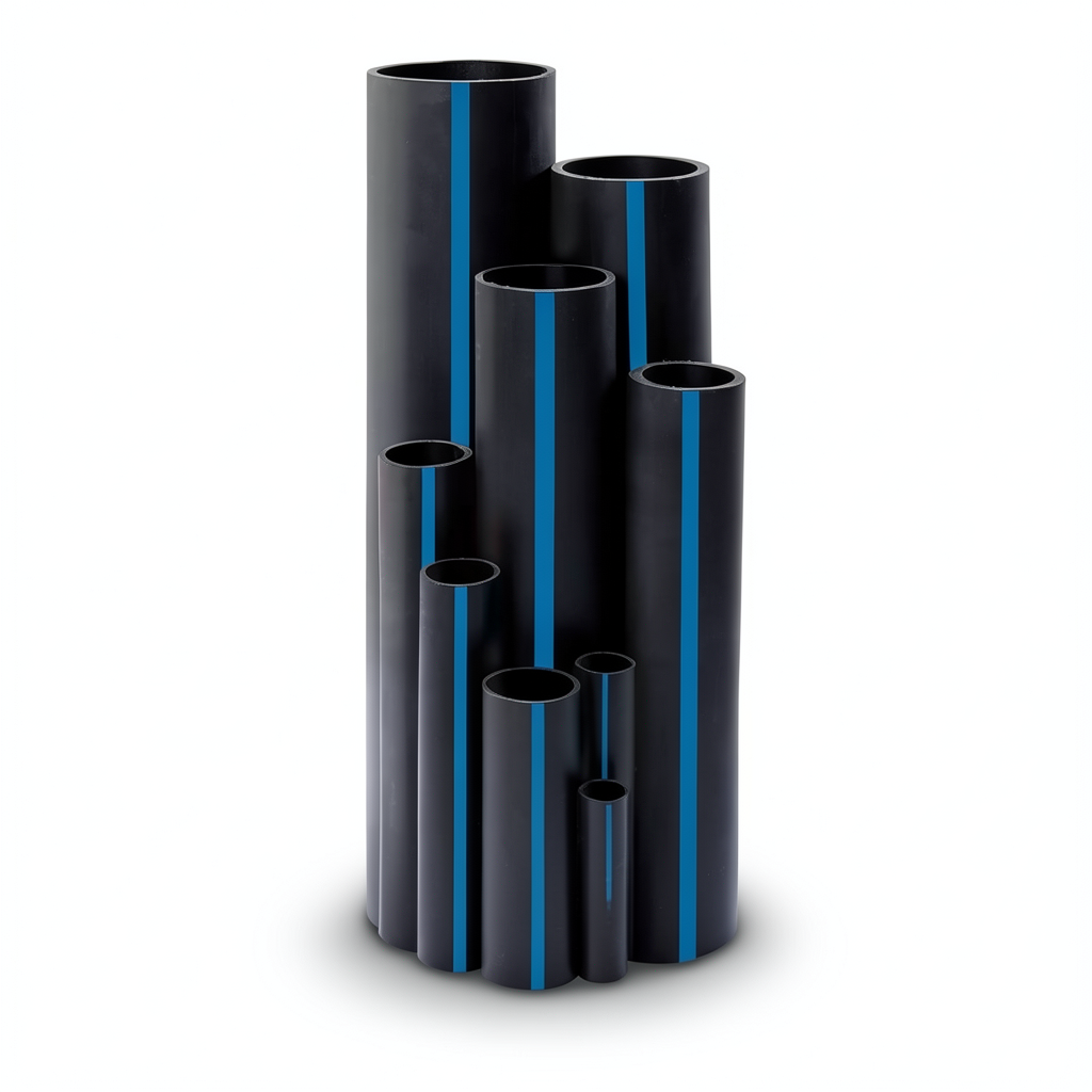 Sappco HDPE Pipes PE 100 Pressure 12.5 Bar Outside Diameter 140 mm Thickness 10.3 mm Black | SAPPCO