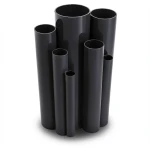 مواسير UPVC ضغط اسمي 11 بار مقاس ¼1 إنش سمك 1.63 مم لون أسود